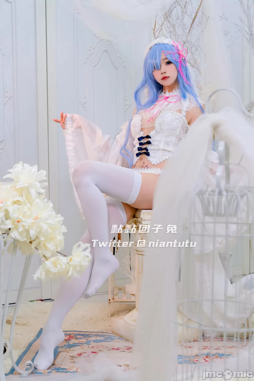 黏黏團子兔 - 蕾姆 - 貼圖 - 清涼寫真 -